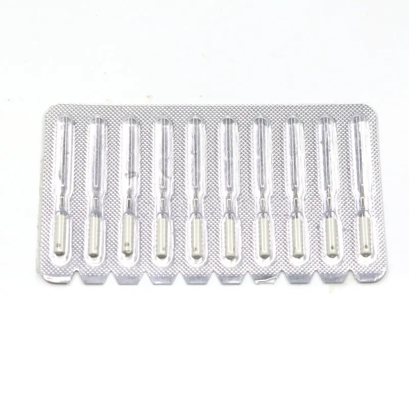 1Pack Dental Barbed Broaches with Handle 10pcs/Pack 21mm 25mm Nerve Broaches Stainless Steel Endodontic Accessories