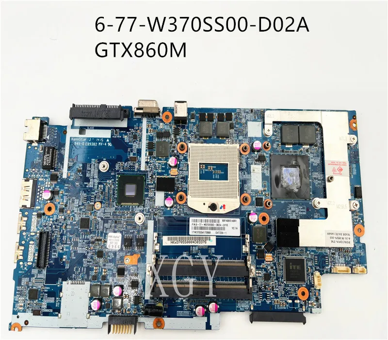 6-71-W3S50-D02A 6-77-W370SS00-D02A For clevo K660E K760E W370S W350S Snotebook motherboard GTX860M HM87 100% Test OK