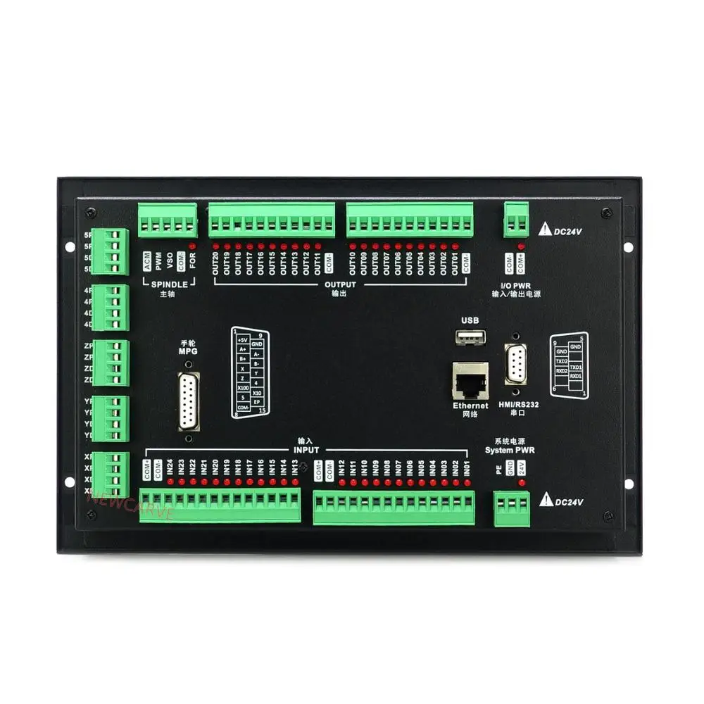 CNC Standalone Offline Controller DDCS-EXPERT 3/4/5 Axis Support Close-loop Stepper/ATC Controller Replace DDCSV3.1 NEWCARVE