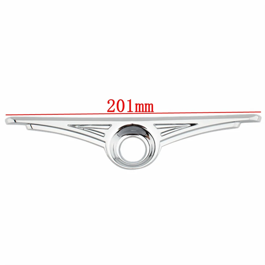 Chrome Rear Trunk Tail Lock Decorative Cover For Honda Goldwing GL1800 2001-2017