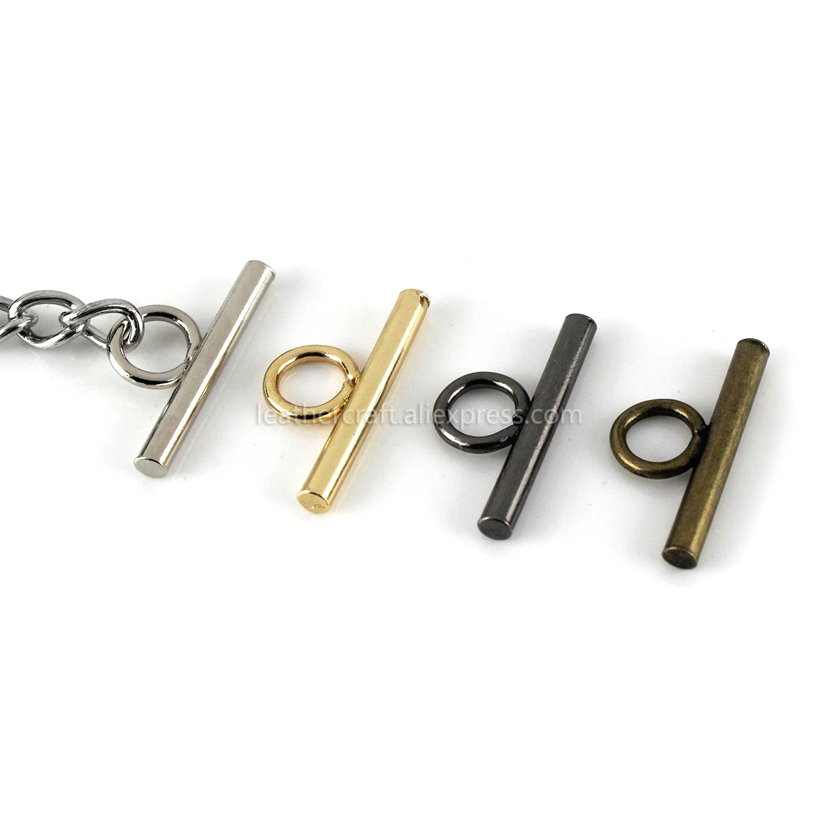 10pcs Metal Strip Bag Chain/ Side Edge Anchor Connector Link Hardware Small Bag Purse Chain Connect Accessories