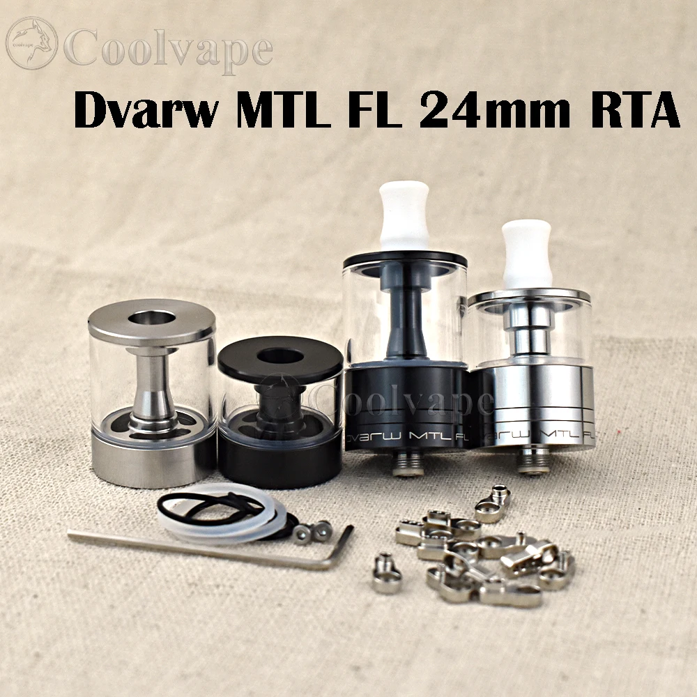 

Испаритель Dvarw MTL FL 24 rta 24 мм, атомайзер для вейпа с одной катушкой 316ss, емкостью 3,5 мл/6 мл, обслуживаемый бак для воздушного потока, rta vs taifun gt one rta