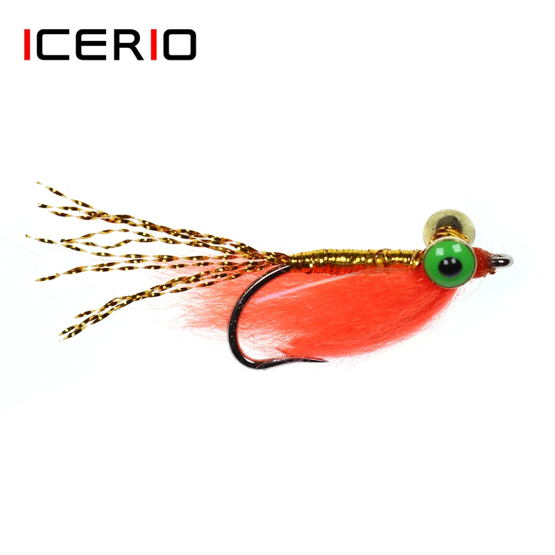 ICERIO señuelo mosca dorada trucha de mar pesca profunda
