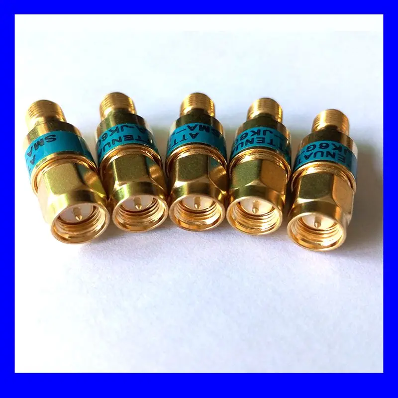 1PCS 2W SMA-JK Coaxial RF Attenuator ,DC to 6.0GHz ,50ohm,1db,2db,3db,5db,6db,10db,15db,20db,30dB