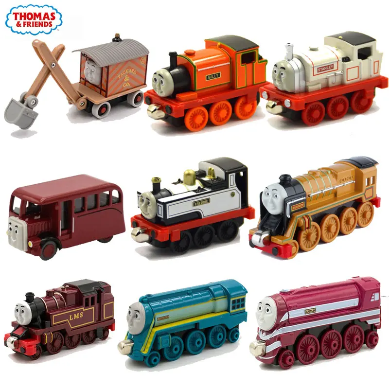 Genuine Thomas and Friends New Train Role Model Metal Plastic Magnetic Track Railway Car Family Games Boy Toy Christmas Gift