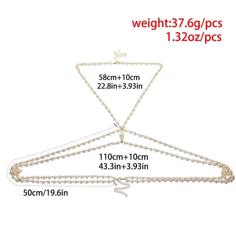 ملابس داخلية مثيرة لؤلؤة ذهبية اللون متقاطعة فوق البطن الخصر سلسلة الاباحية BDSM عبودية مثير لعبة الحفلات بيكيني النساء اكسسوارات الجنس S1053 #6