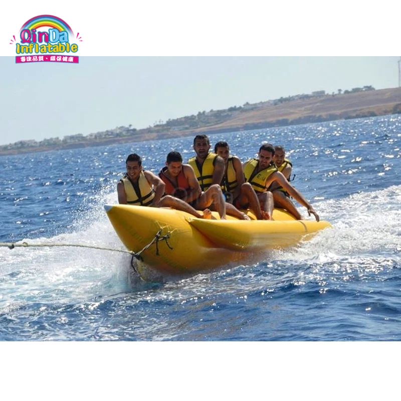 Crazy Inflatable Water Game Banana Boat Inflatable Water Toys For Adults, Floating Water Games For Sales