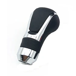New Car Leather Gear Knob Shifter Pen Stick Head Auto Shift for MITSUBISHI Colt Lancer L200 Shogun