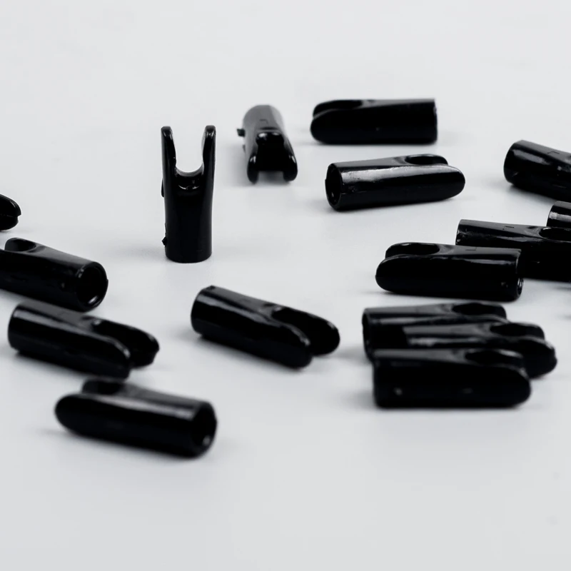 Lot De 50 Encoches (Broquettes) Plastique Type G Pour Flèches De Tir à Lot De 50 Encoches (Broquettes) Plastique Type G Pour Flèches De Tir à