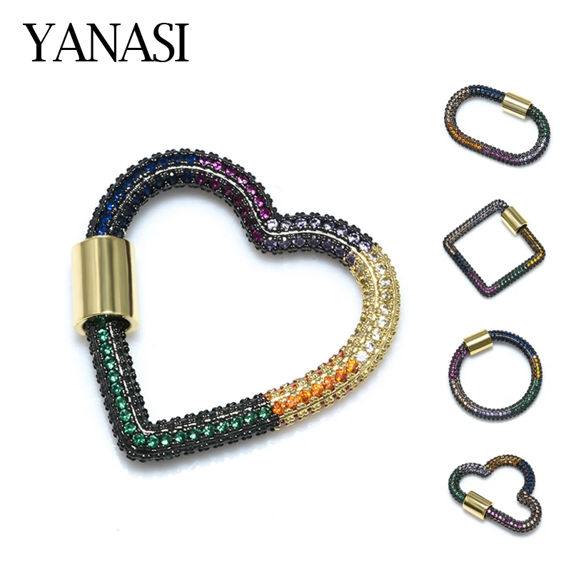 2020 DIY Clasps  Jewelry Making Supplies Handmade  Copper Material Screw Pendants Accessories For Chain Necklace Bracelet Handma