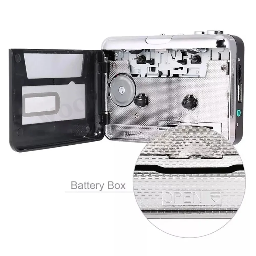 Cassette Tape Recorder Player Tapes to MP3 Digital Converter Save to USB Flash Drive Directly