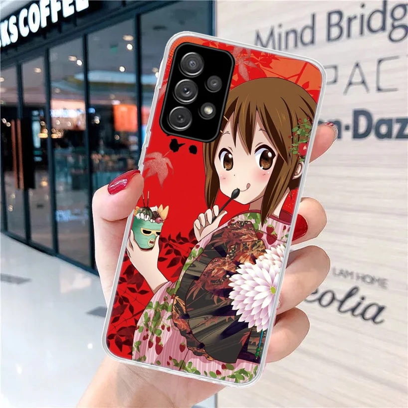 K on! Hirasawa Yui Anime For Samsung Galaxy A15 A14 A13 A12 A55 A54 A53 A52 Phone Case A32 A35 A34 A33 A25 A24 A23 A22 A04S A03S