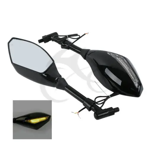 

Motocycle Universal 10mm Turn Signal Light Rearview Mirrors For Street Bike xt660 wr250 wr125 xt125 z1000 z750 cb1000r 1300