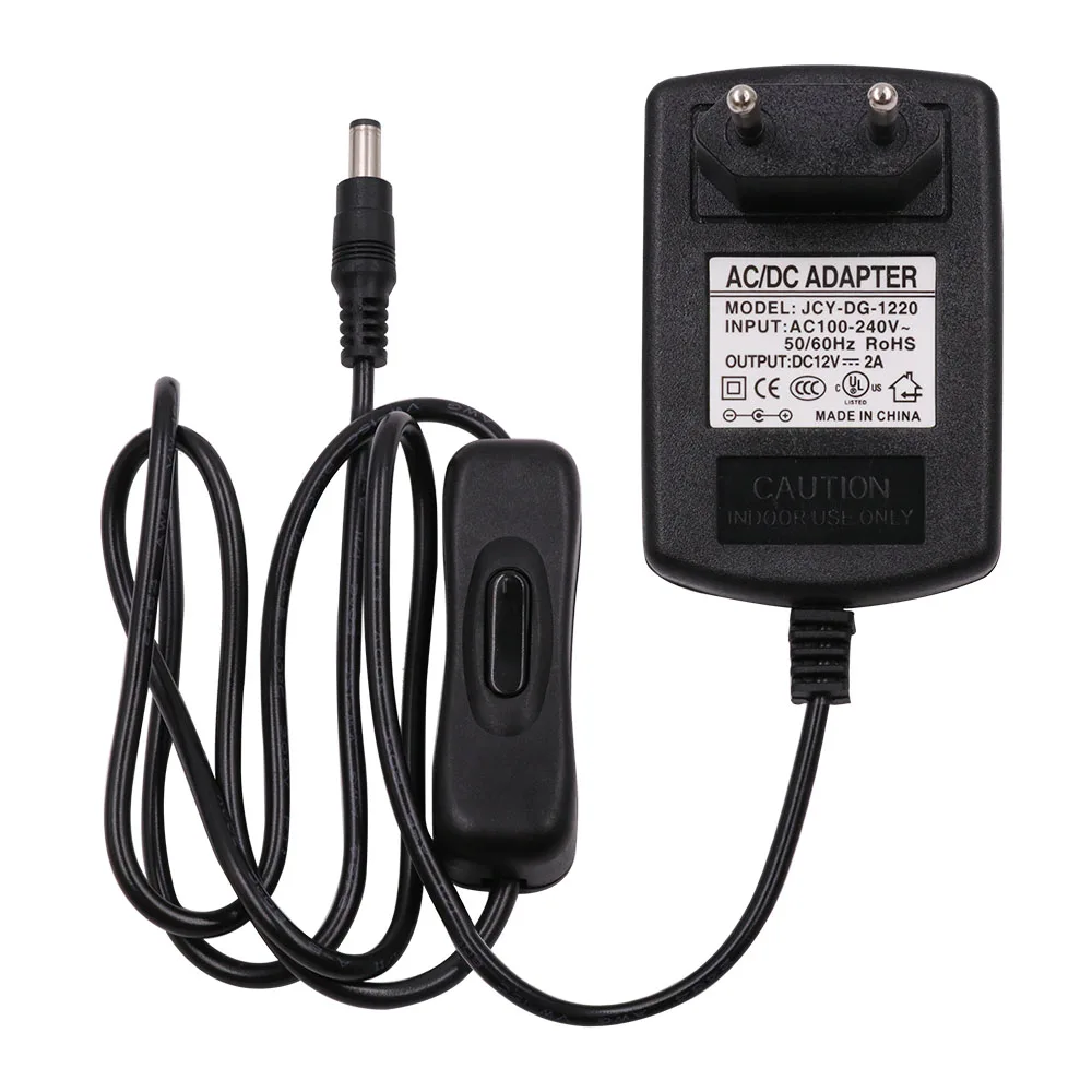 Switch Power Supply Adapter AC 110V/220V To DC 12V Lighting Transformer 12V 1A 2A 3A EU/US/UK/AU Charger Universal Adapter