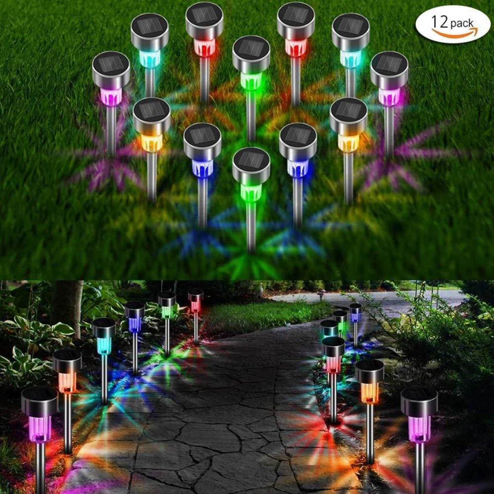 

Solar Lawn Lamps Waterproof Outdoor LED Lawn Light Street Landscape Yard Lamp for Gardening Pathway Decoration