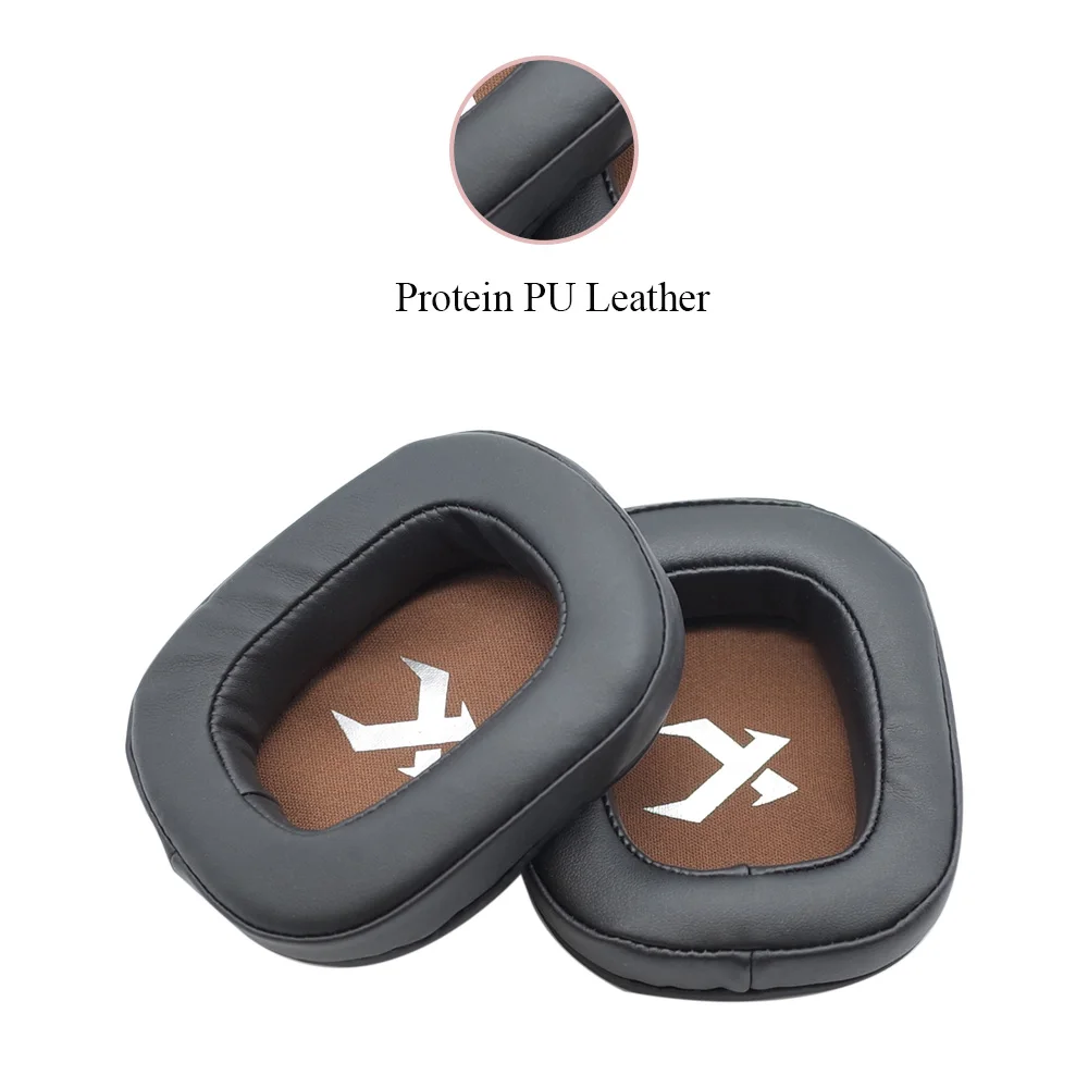 Parti di riparazione di ricambio cuscinetti auricolari in spugna per cuffie Xiberia K10 cuscini in pelle marrone PU