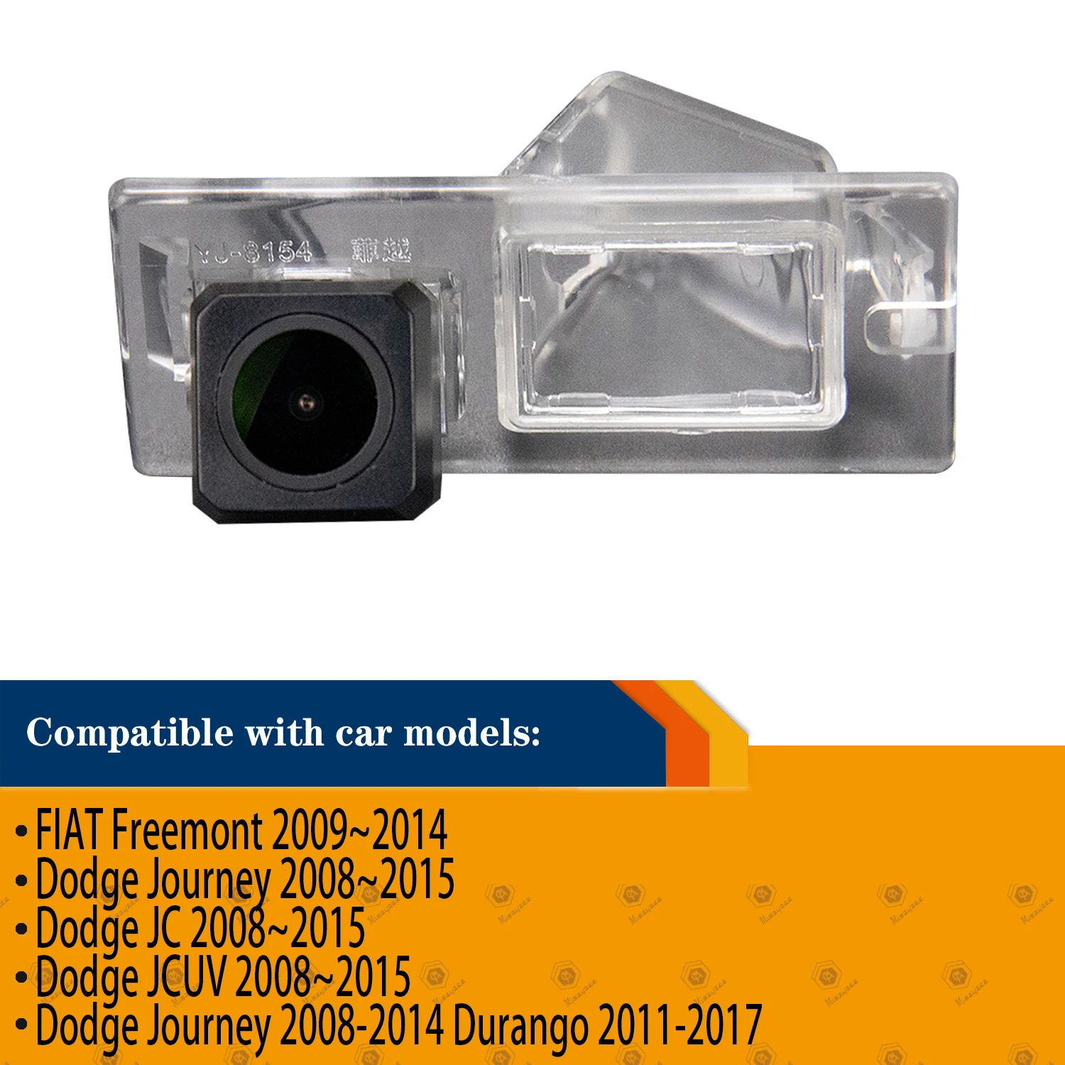 HD 1280* 720p Rear View Camera for Dodge Journey JCUV FIAT Freemont Dodge 2008-2014,Night Vision Camera Backup Waterproof Camera