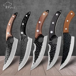 Kitchen Butcher Knife Boning Cleaver Handmade Stainless Steel Full-Tang Forged for Meat  Fishing Chef Cutting