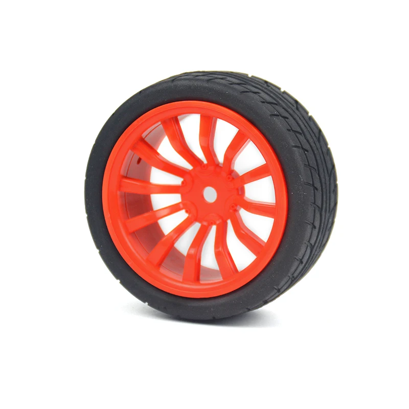 1/10 Rc Onderdelen Afstandsbediening Model Platte Sport Drift Auto Banden Wiel 12Mm 65Mm * 28Mm Adapter Pak Hsp 94123 Kersenbloesem