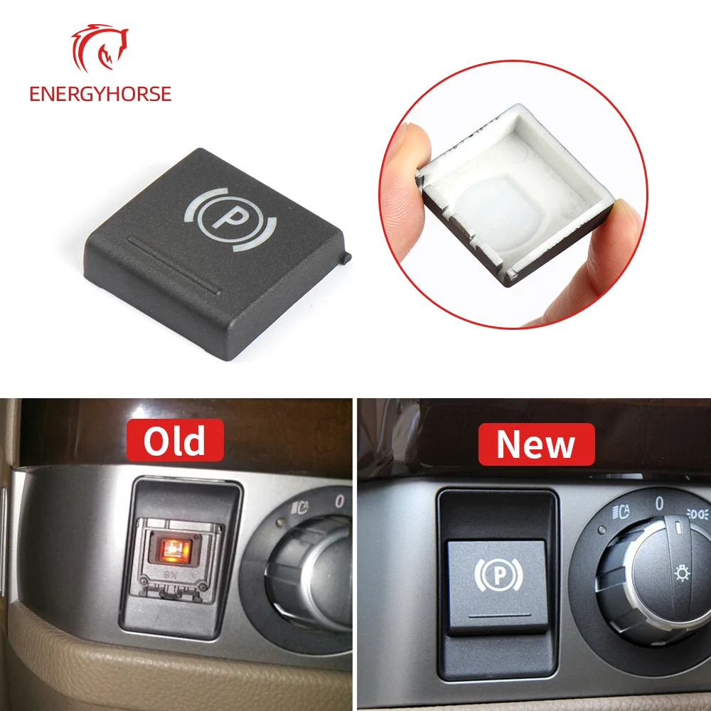 Car Electronic Handbrake Parking Brake P Button Switch Cover Parking Brake Switch Replacement For BMW E66 E65