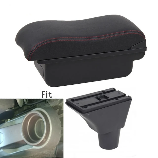 For Seat Ibiza Armrest Box Arm Elbow Rest Center Console Storage Case Modification Accessories with Cup Holder USB Port image 3