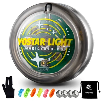 Magicyd5 D5 LED Light Up Yoyo, Responsive for Beginners, Easy to Use Professional Yo Yo for Kids