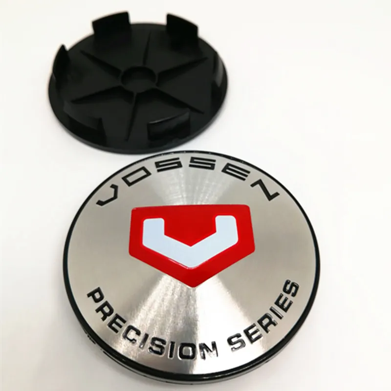 4Pcs 68mm Vossen Car Wheel Hub Rim Center Cap Cover 65mm Emblem Badge Sticker Auto Styling