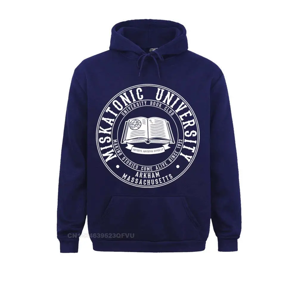 Miskatonic University Book Club Hoodie Men Necronomicon Call Of Cthulhu Cthulu Lovecraft Cotton Women Oversized