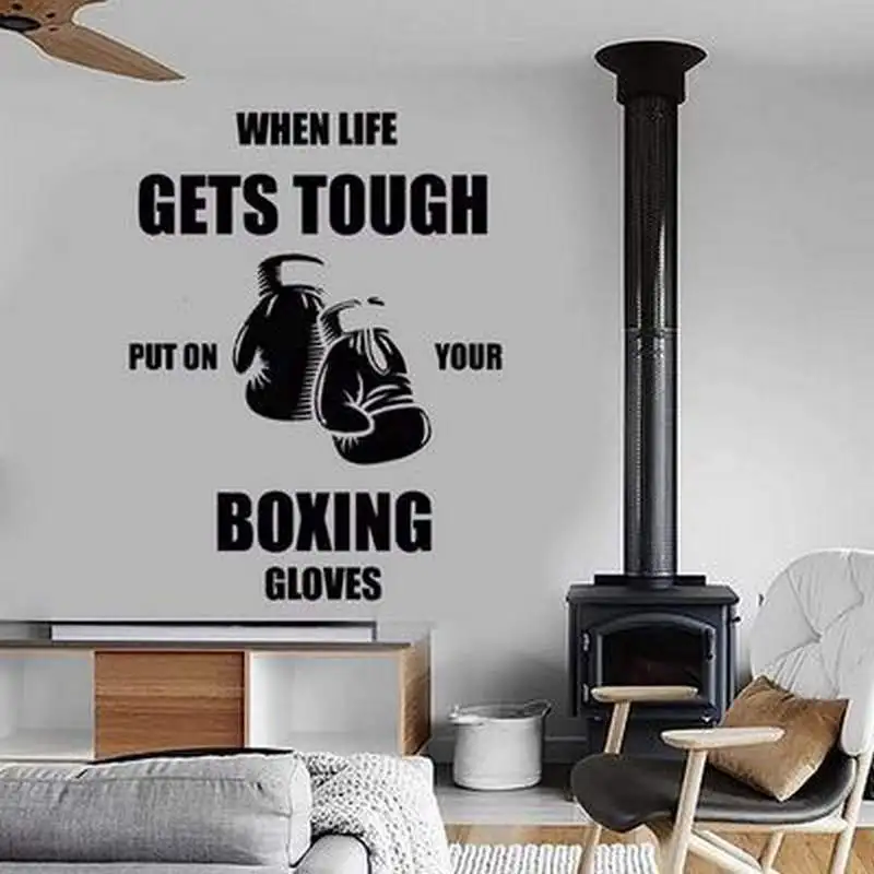 With life gets tough   Wall Art Stickers Decal Decor Vinyl Poster Mural wallpaper removeable Custom DIY Kids gift