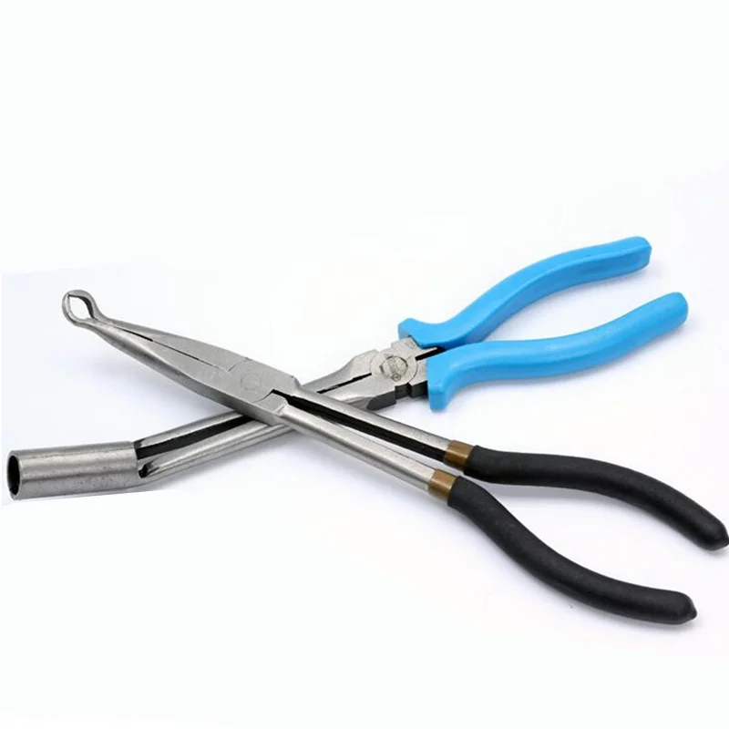 MACTANT Mainpoint Car Spark Plug Wire Removal Pliers Bend Head Seal Ring Pulling Cylinder Cable Insulated Handles Clamp Tool CN