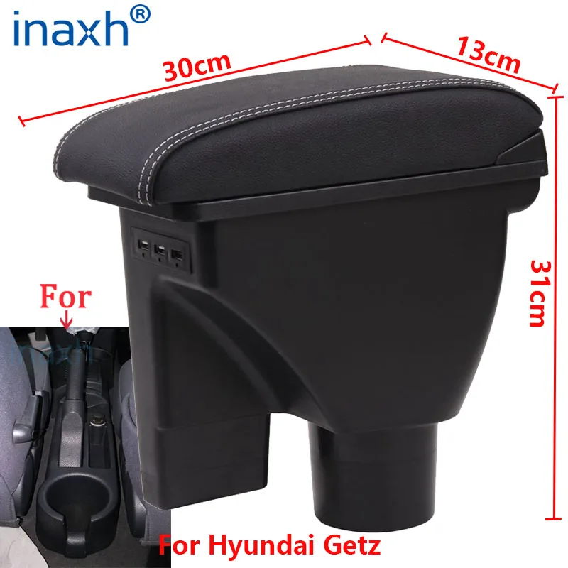 For HYUNDAI Getz Armrest For Hyundai Getz Car Armrest box Retrofit parts dedicated Center Storage box car accessories