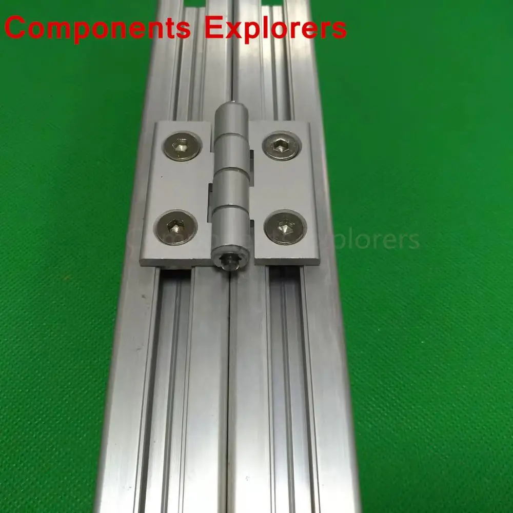 4 Holes Seiko Hinge 2020 3030 3040 4040 Finished Aluminum Hinge Window Door Hinge Connector Black Or Sliver Color image 4