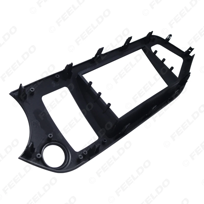 FEELDO Car Stereo Radio Fascia Frame for KIA Picanto (TA)/Morning 2Din Dash Installation Refitting Mount Panel Trim Kit