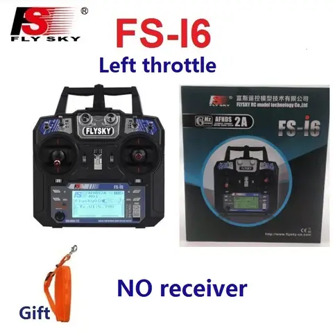 FlySky i6 FS-i6 2.4G 6CH AFHDS RC Transmitter remote control no Receiver For RC Car RC Boat