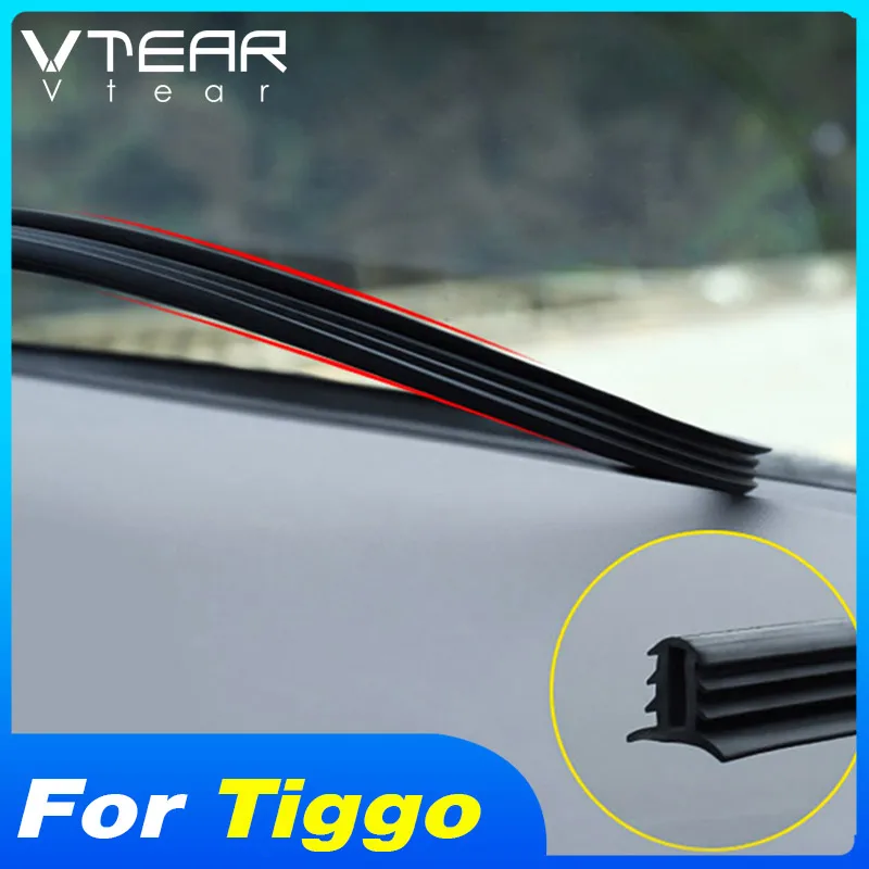 Vtear For Chery Tiggo 4 /Pro Dashboard Soundproof strip Trim Car interior edge strip cover decoration styling accessories parts