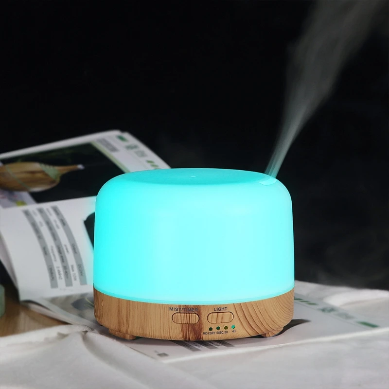 ناشر رائحة الكهربائية الهواء المرطب 300 مللي بالموجات فوق الصوتية صانع الضباب البارد مبيد LED زيت طبيعي الناشر للمنزل