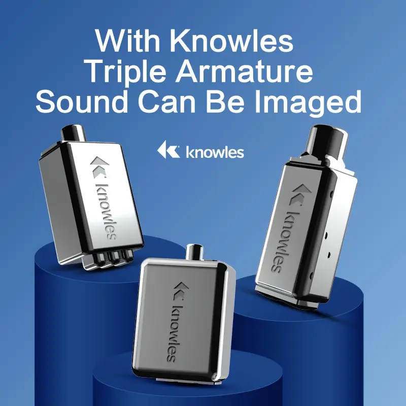 Imagem -03 - Audio Dt300 Estéreo de Alta Fidelidade Knowles 3ba Iems com Cabo Mmcx Removível Impressão 3d em Resina Concha para Joy e Música Excitada