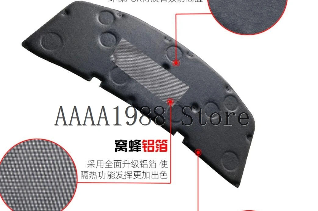 2019 2020 2021 for  Mercedes Benz A-Class W177 A180 A200 A45  Heat Sound Insulation Cotton Front Hood Engine Firewall Mat