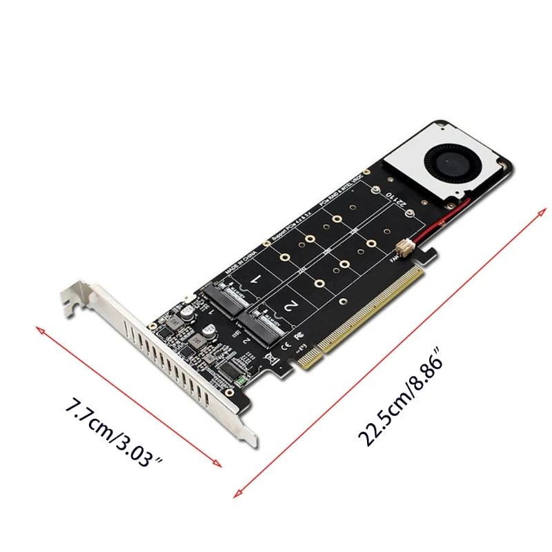 Карта адаптера M.2 NVME на PCIE 2022x16 32Gx4, SSD-адаптер с поддержкой 4,0 22110 2280 2260, преобразователь на рабочий стол PCI-E Express, новинка 2242