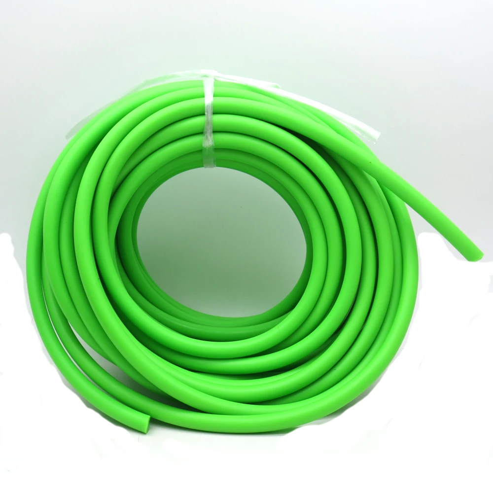 2050 3060 10m Natural Latex Slingshots Rubber Tube Bow Rubber Band Catapult Elastic Part Fitness Bungee Equipment Tool