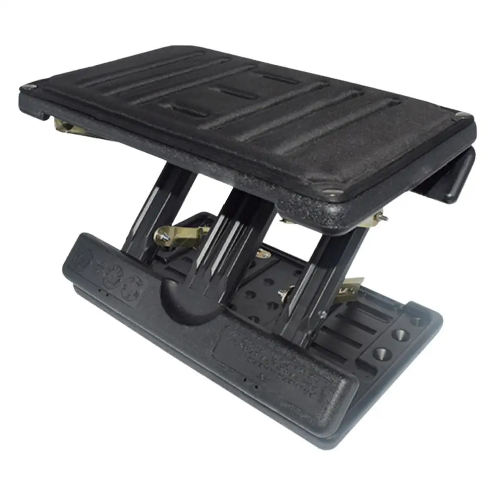 

Ergonomic Footrest DeskCarAdjustable Footrest with Removable SoftPad Max-Load 110 Pounds with 4