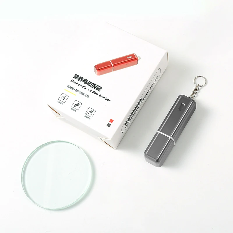 Martello di sicurezza per auto in Pvc pratico facile da usare e da trasportare forte potenza esplosiva accessori per auto squisiti e compatti argento rosso