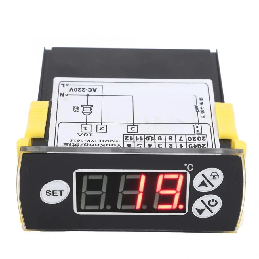 

Electronic LED Digital Microcomputer Temperature Controller High Precision Incubator Heating Cooling Thermostat Measuring Meter