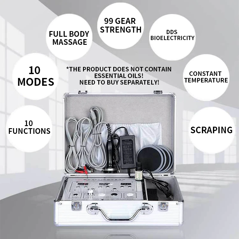 DDS Bio-electric Therapy Apparatus Beauty Salon Full Body Massage Meridian Physiotherapy Apparatus Home 220V/50HZ