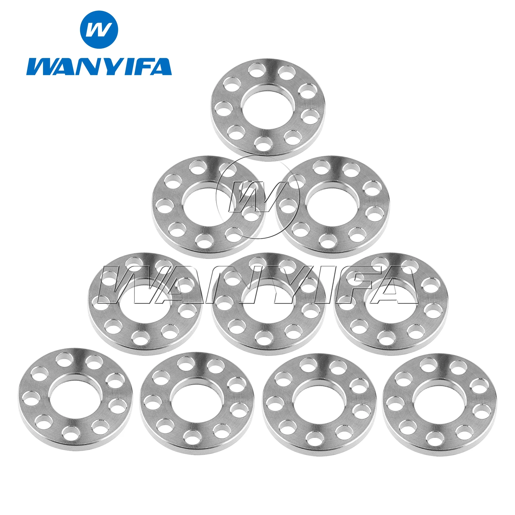 Wanyifa Titanium Washer M6/M8/M10 Nine Holes Spacer Motorcycl Decoration Bolt Screw Gasket