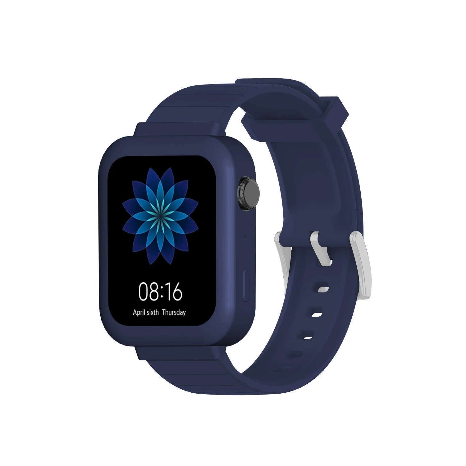 FIFATA-جراب سيليكون 2 في 1 لساعة Xiaomi Mi ، ملحق ساعة ذكية ، ملون