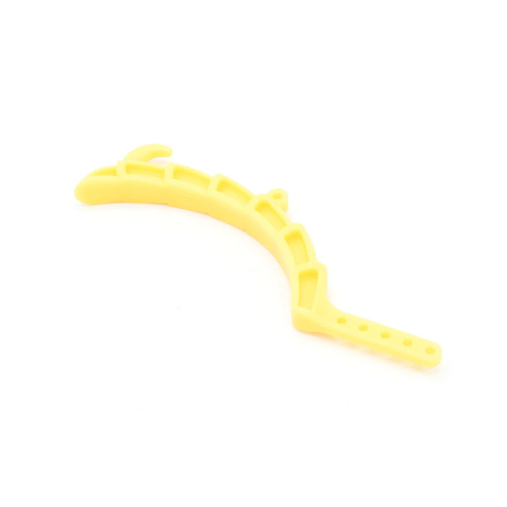 

10/100pcs 95x36mm curved arm plastic parts dron rc car plane robot kids toys for boys diy baby accessories montessori juguetes