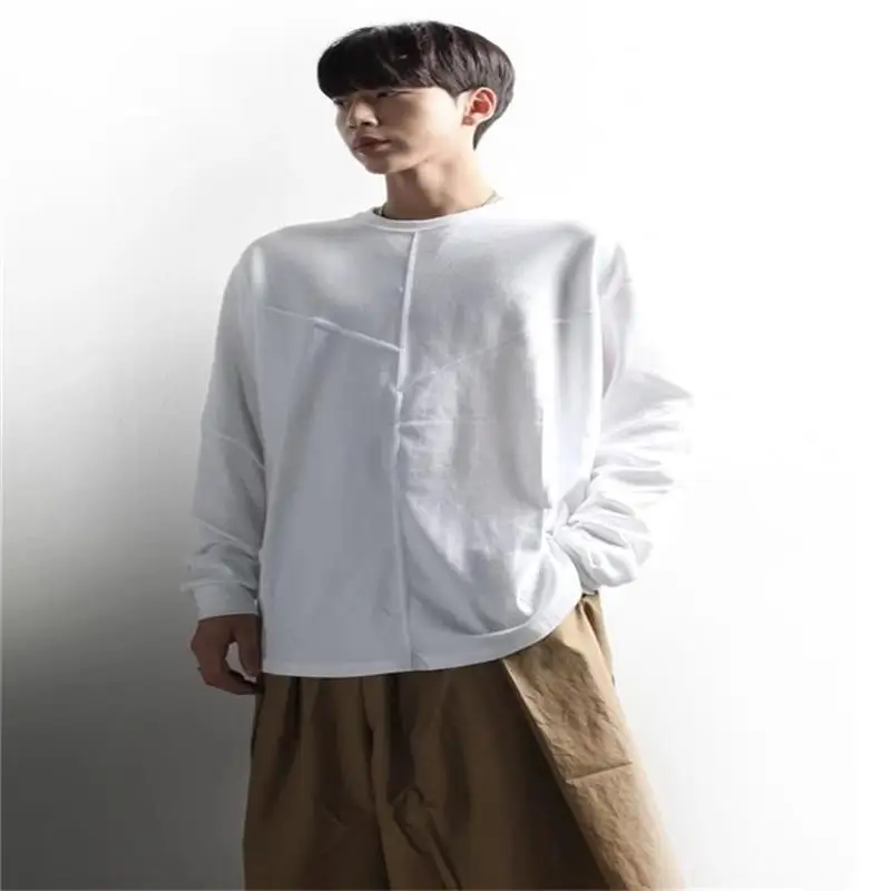 

Men's Long Sleeve T-Shirt Spring And Autumn New Yamamoto Style Casual Fashion Loose Large Long Sleeve T-Shirt