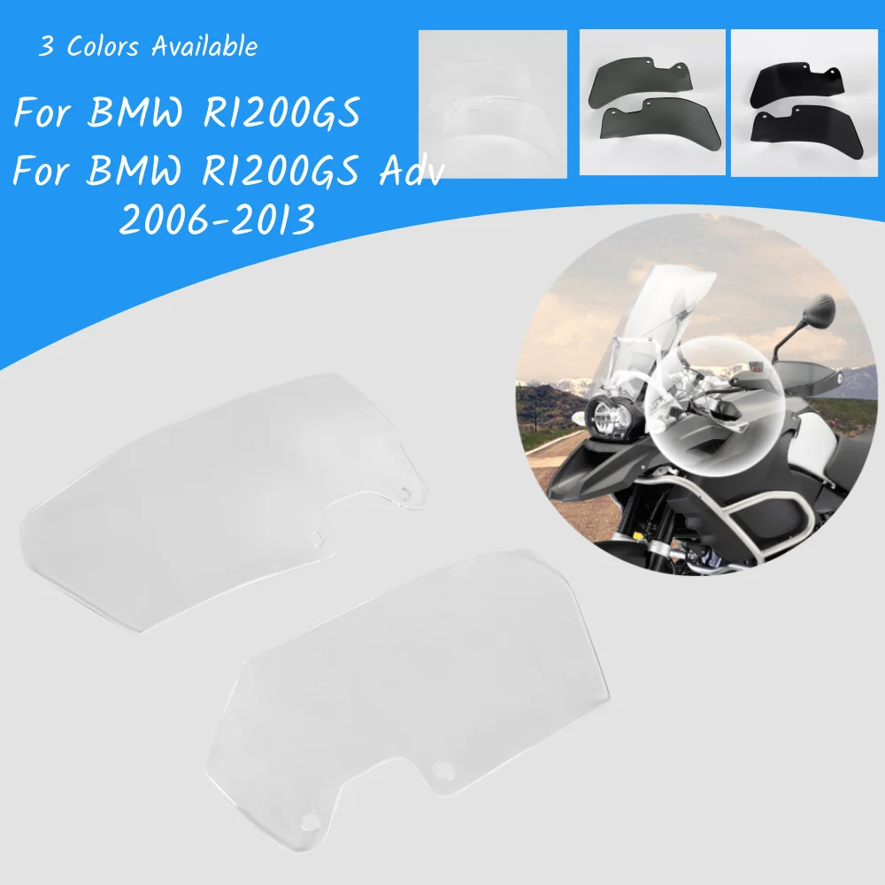 

For BMW R1200GS Adventure 2006-2013 Windshield WindScreen Plate Side Panels R 1200 GS ADV 2007 2008 2009 Motorcycle Accessories