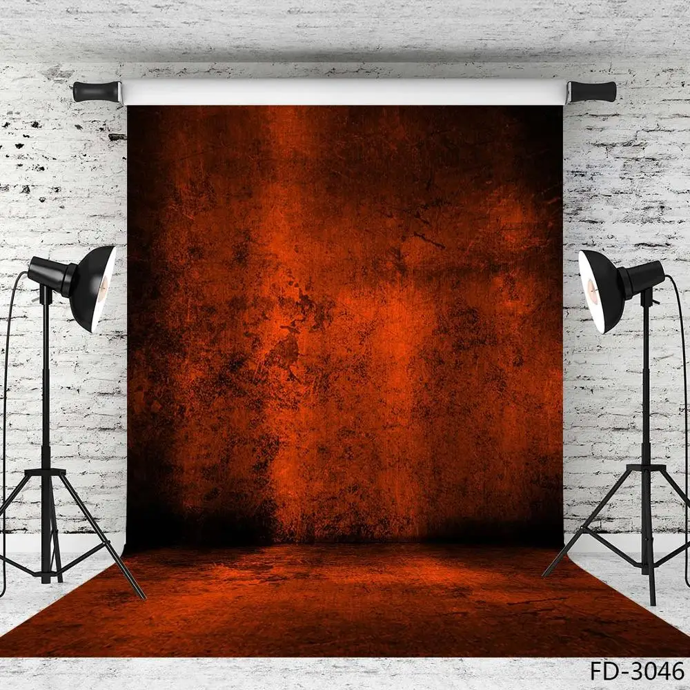 Dark Blood Red Halloween Photography Backdrop for Computer Printed Photo Sudio Background for Children Baby Portrait Photoshoot